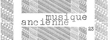 Revue musique ancienne
